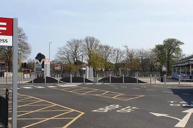 British Transport Police have been at Skegness Railway Station along with local officers to run back any families visiting the resort. Photo: James Hardaker