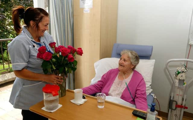 Caring at St Barnbas Hospice's Lincoln in-patient centre. EMN-200414-125141001
