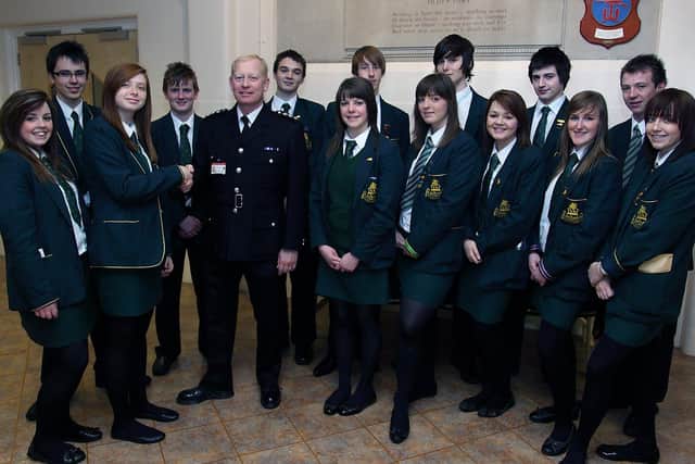 Skegness Grammar School, 10 years ago.