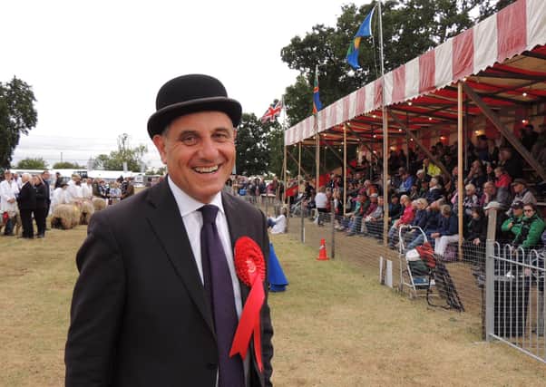 Something to look forward to? Heckington Show chairman Charles Pinchbeck. EMN-200420-171227001