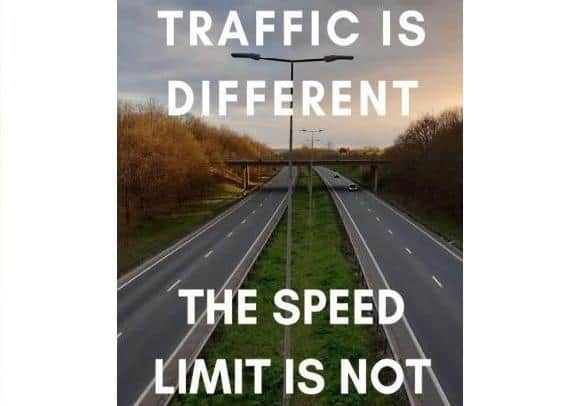 Lincolnshire Police warn that they will be pursuing speeding drivers not heeding the lockdown rules. EMN-200415-172214001
