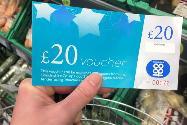 Vouchers are being offered by Lincolnshire Co-op to help friends and relatives to go shopping for isolated residents.