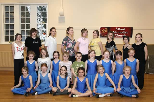 Students at the Silhouette School of Dance 10 years ago.
