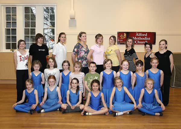 Students at the Silhouette School of Dance 10 years ago.