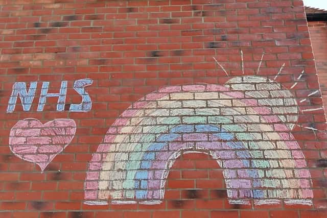 Just one example of a 'rainbow house' in our area.