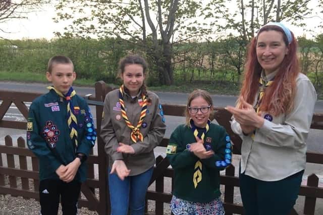 Wragby Scout Group Clap for Carers and St George