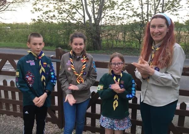 Wragby Scout Group Clap for Carers and St George