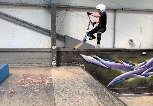 Lucus Comfort at Xsite Skatepark in Skegness.