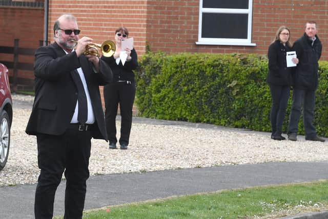 A lone trumpet piece entitled 'a Silencio' is played by Jeannette's close friend and neighbour Stephen Walker.