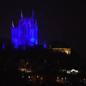 Lincoln Cathedral will be lit blue again tonight (Thursday) for the Clap for Carers, while its choir have recorded Somewhere Over The Rainbow in tribute to the NHS, carers and key workers.