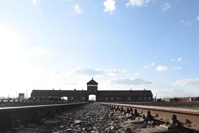 The tracks at Auschwitz-Birkenau. Photo: Graham Chweidan.