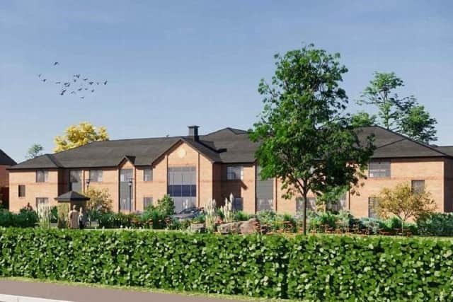 An artist's impression of the new care home.