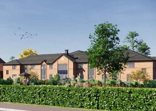 An artist's impression of the new care home.