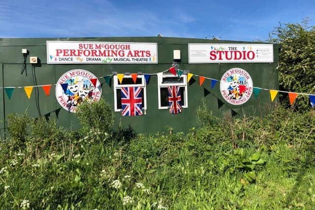 The Performing Arts Studio in Hogsthorpe ready for VE75 Day.