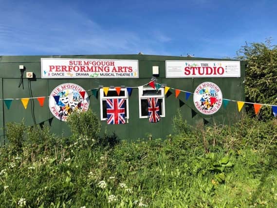 The Performing Arts Studio in Hogsthorpe ready for VE75 Day.