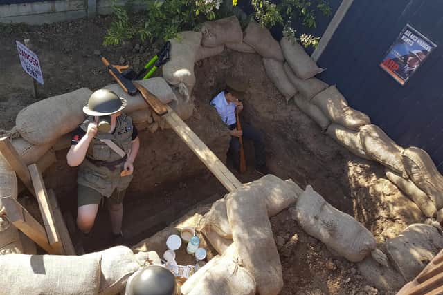In the trenches