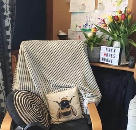 This is Claire Burgess's scene of lockdown working at her Busy Bees Early Years and Nature Centre in Leasingham."We video call our preschool children from our homes," she said. EMN-201005-130210001