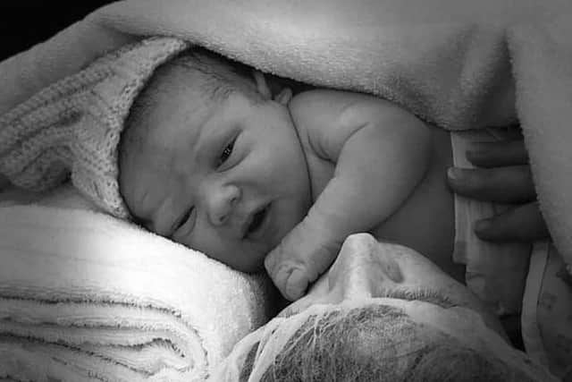 A new arrival for Holly Victoria Clark. EMN-201005-171157001