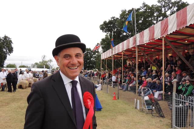 Charles Pinchbeck, chairman of the Heckington and District Agricultural Society- organisers of the Heckington Show.