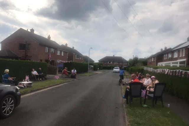 Sadie Burton-Melling shared this image of celebrations in Tennyson Gardens. EMN-201105-111409001