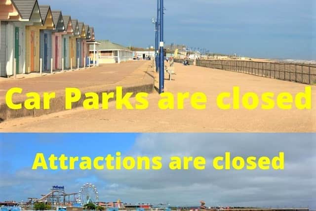 Car parks are closed.