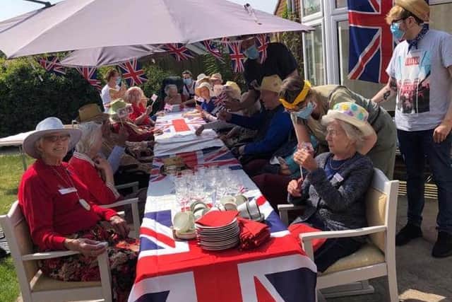 Syne Hills Residential Home VE Day celebrations.