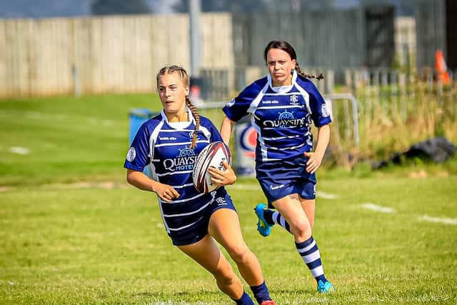 Boston Rugby Club Ladies. Photo: David Dales.