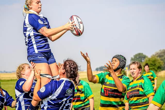 Boston Rugby Club Ladies. Photo: David Dales.