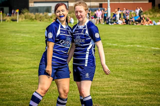 Boston Rugby Club Ladies. Photo: David Dales.