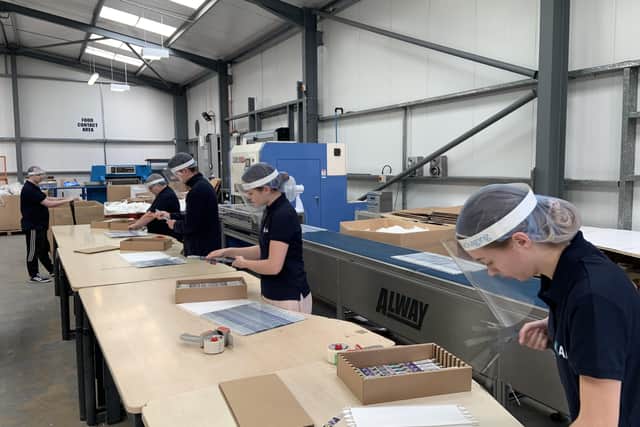 Now also a PPE manufacturer, Kalas Packaging, of Boston.