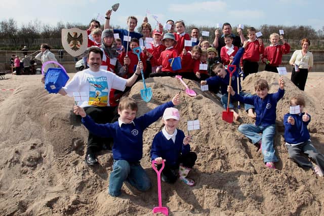 Breaking world records in Skegness 10 years ago.