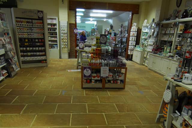 A one-way system applies to help keep on top of the flow of customer numbers under Covid-19 guidance at Four Seasons garden centre. EMN-200513-175317001