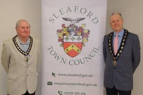 New Mayor of Sleaford Coun Anthony Brand and Deputy Mayor Coun Robert Oates. EMN-200518-141252001