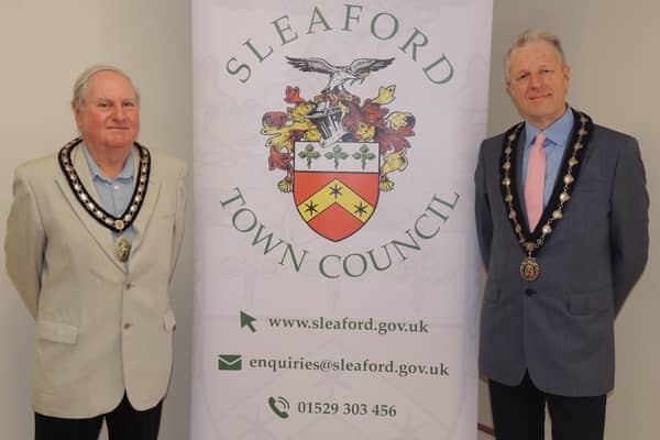 New Mayor of Sleaford Coun Anthony Brand and Deputy Mayor Coun Robert Oates. EMN-200518-141252001