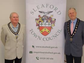 New Mayor of Sleaford Coun Anthony Brand and Deputy Mayor Coun Robert Oates. EMN-200518-141252001