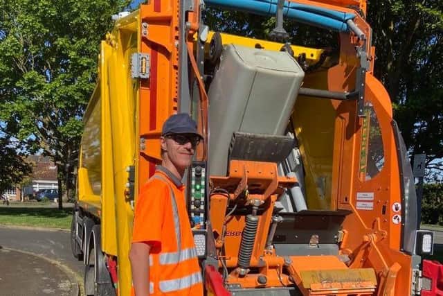 Tim Lewington is one of the bin men who have been overwhelmed by messages of support during the Covid-19 pandemic.