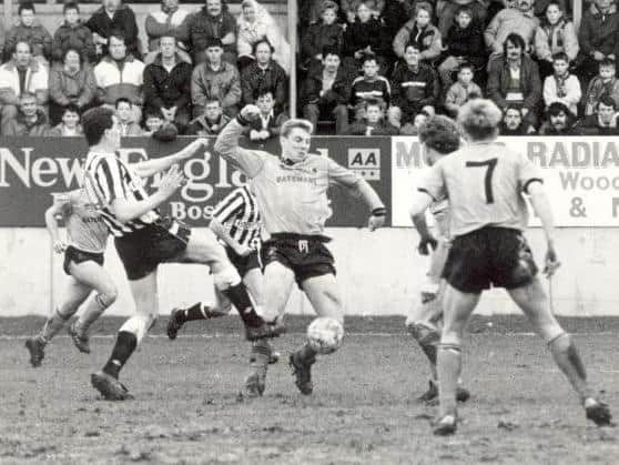 Chris Cook in action against Newcastle United in 1989.