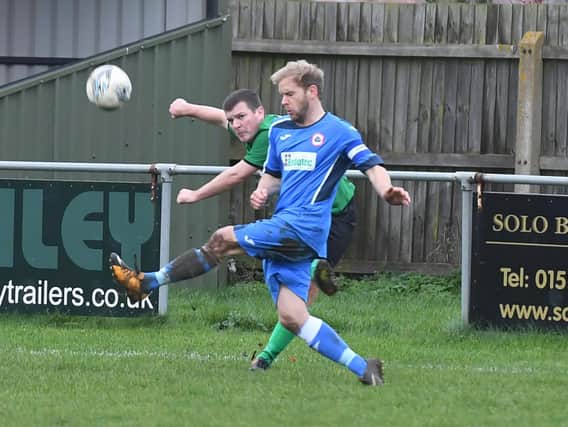Match action from Sleaford Town Rangers and Immingham Town last season.