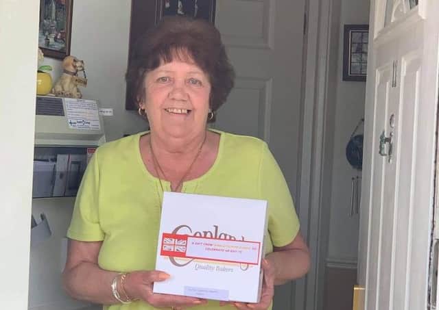 Several residents enjoyed the VE Day picnic boxes, provided by Mablethorpe Cares.