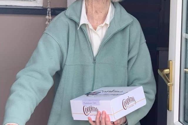Several residents enjoyed the VE Day picnic boxes, provided by Mablethorpe Cares.