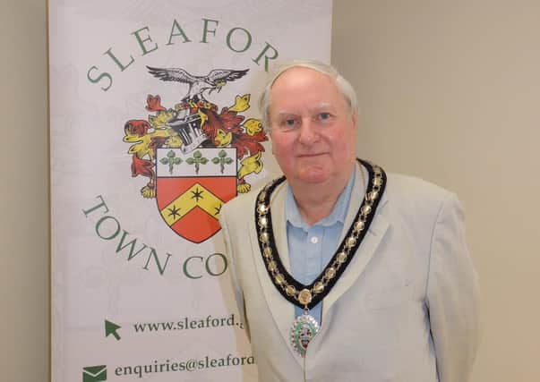 New Sleaford Mayor, Coun Anthony Brand. EMN-200518-141208001