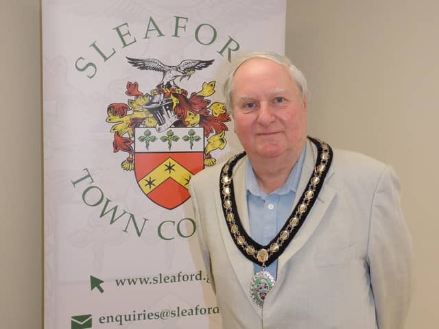 New Sleaford Mayor, Coun Anthony Brand. EMN-200518-141208001