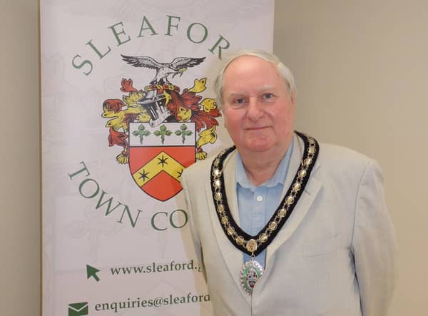 New Sleaford Mayor, Coun Anthony Brand. EMN-200518-141208001