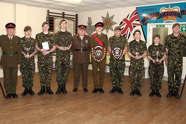 Skegness cadets 10 years ago.