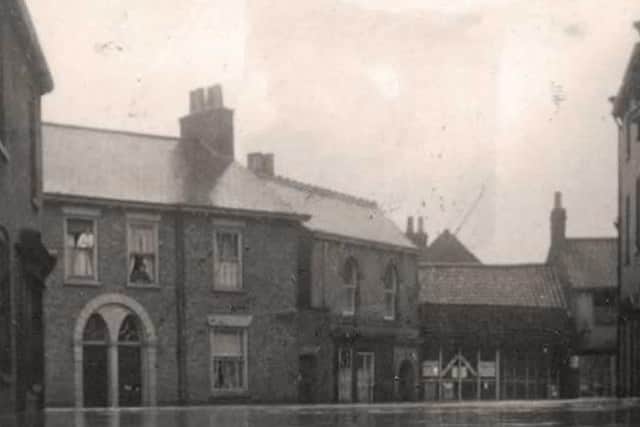 A view from Nichol Hill, looking towards the junction with Chequergate. (Photo: Louth Museum)