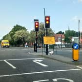 Signs in Horncastle’s Bull Ring give drivers plenty of notice for the road closure on the A158.