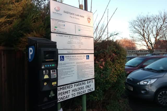 Sleaford Town relies upon Eastgate car park fees for about 20 per cent of its yearly income. EMN-200521-093331001