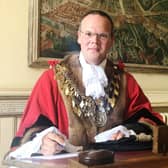 Mayor of Louth, Darren Hobson.