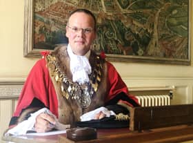 Mayor of Louth, Darren Hobson.