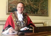 Mayor of Louth, Darren Hobson.